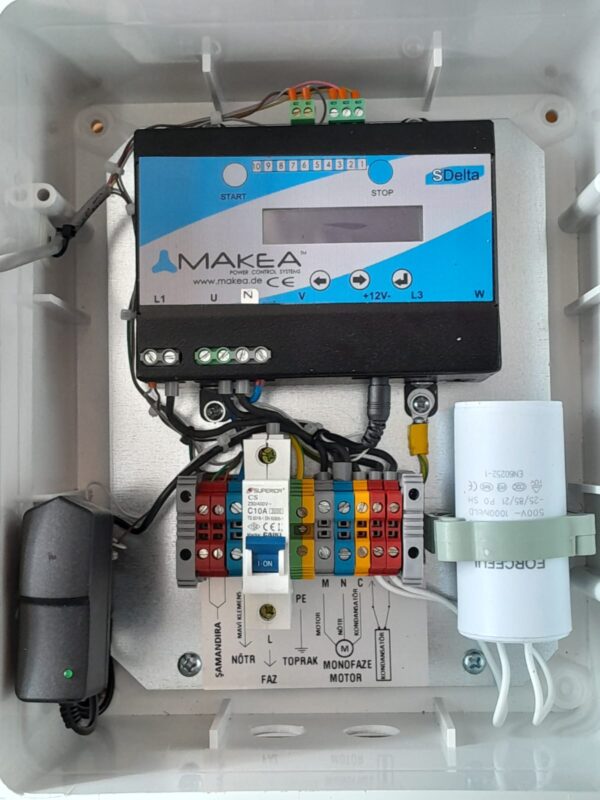 SDelta Mono (Tek) faze Dalgıç Pompa panosu 0.37 kw - 2.1 kw - Görsel 2